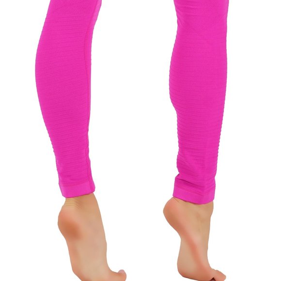 Workout Women's Leggings High Compression Pants - Picture 3 of 7
